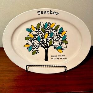 DEI Oval Teacher Thank You plate